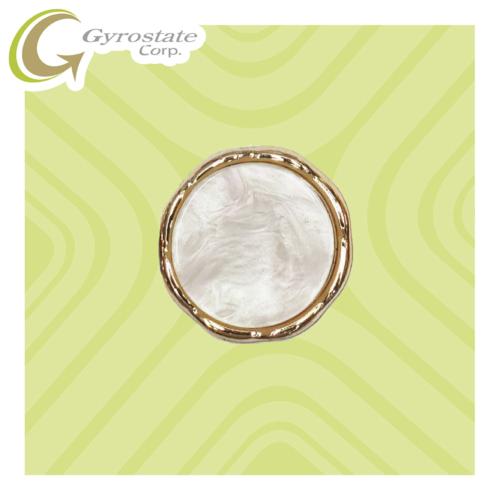 SHANK BUTTON ABS+PEARL YG-6509