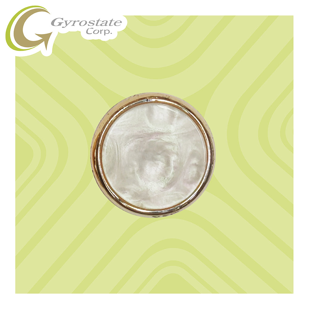 SHANK BUTTON ABS+PEARL YG-6510