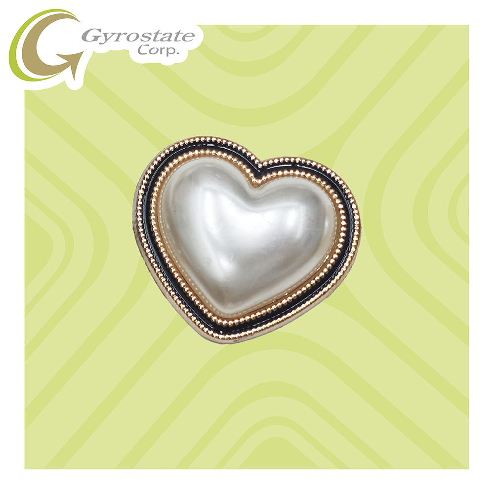 SHANK BUTTON ABS+PEARL YG-B467