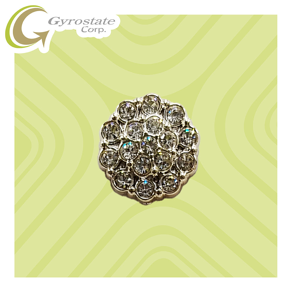 SHANK BUTTON ABS+RHINESTONE YGB-097B